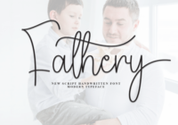 Fathery Font - Featured Image