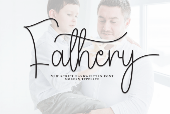 Fathery Font - Featured Image
