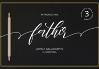Fathir Font - Featured Image