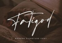 Fatigod Font - Featured Image