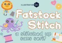 Fatstock Stitch Font - Featured Image