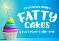 Fattycakes Font - Featured Image