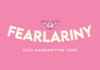 Fearlariny Font - Featured Image