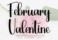 February Valentine Font - Featured Image