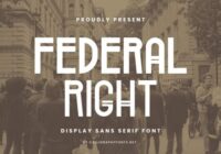 Federal Right Font - Featured Image