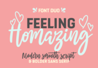 Feeling Homazing Font - Featured Image