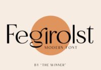 Fegirolst Font - Featured Image