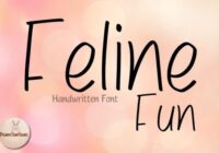 Feline Fun Font - Featured Image