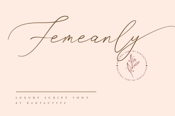 Femeanly Font - Featured Image