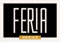 Feria Font - Featured Image