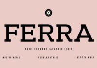 Ferra Font - Featured Image