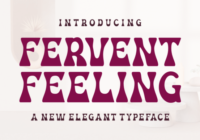 Fervent Feeling Font - Featured Image