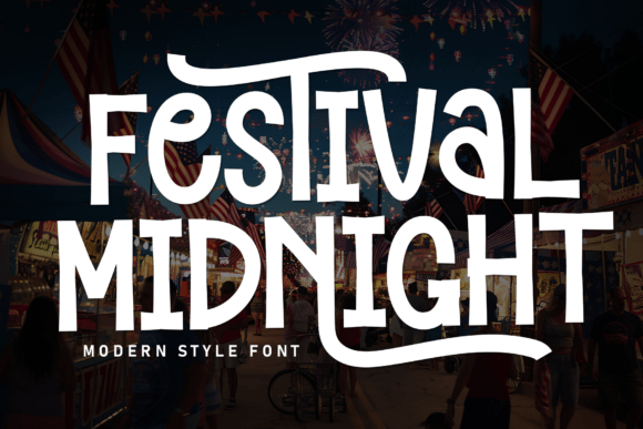 Festival Midnight Font - Featured Image