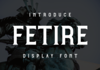 Fetire Font - Featured Image