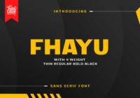 Fhayu Font - Featured Image