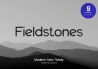 Fieldstones Font - Featured Image