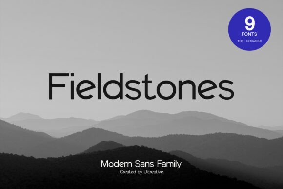 Fieldstones Font - Featured Image