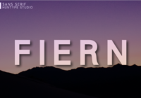 Fiern Font - Featured Image