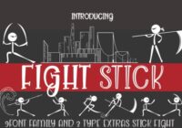 Fight Stick Family Font - Featured Image