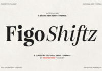 Figo Shiftz Font - Featured Image