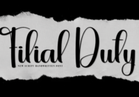 Filial Duty Font - Featured Image