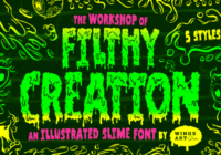 Filthy Creation Font - Featured Image