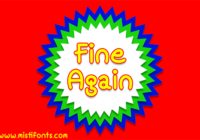 Fine Again Font - Featured Image