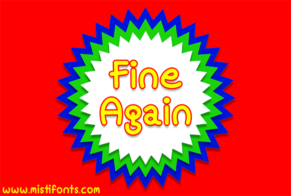 Fine Again Font - Featured Image