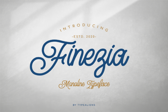 Finezia Font - Featured Image