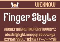 Finger Style Font - Featured Image