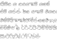 Fingerspelling Font - Featured Image