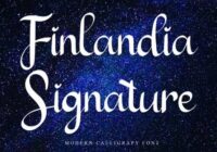 Finlandia Signature Font - Featured Image