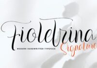 Fioletrina Font - Featured Image