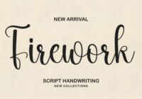 Firework Font - Featured Image