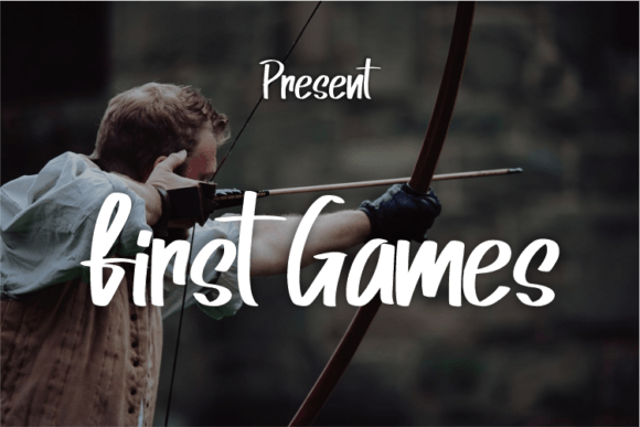 First Games Font - Featured Image