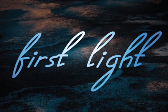 First Light Font - Featured Image