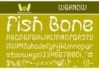Fish Bone Font - Featured Image