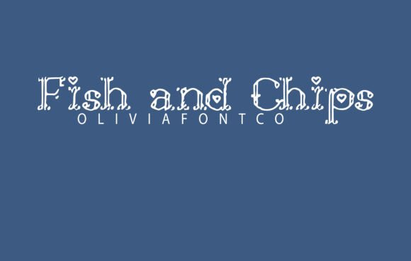 Fish and Chips Font - Featured Image