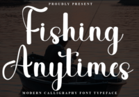 Fishing Anytimes Font - Featured Image