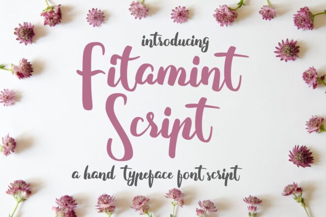 Fitamint Script Font - Featured Image