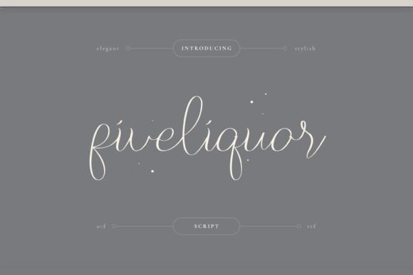Five Liquor Font - Featured Image