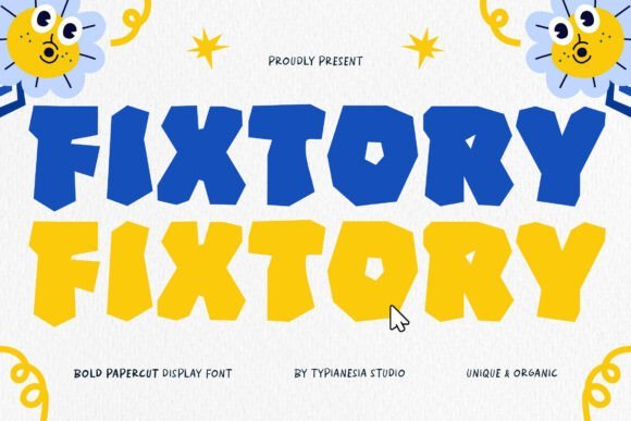 Fixtory Font - Featured Image