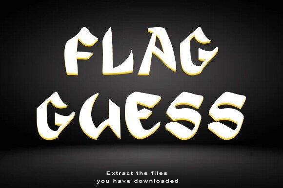 Flag Guess Font - Featured Image