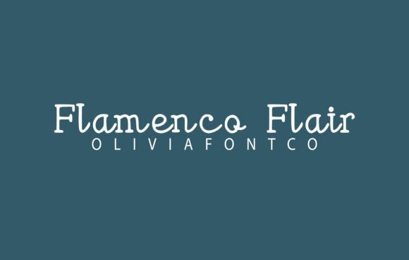 Flamenco Flair Font - Featured Image