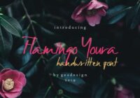 Flamingo Youra Font - Featured Image