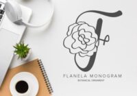 Flanela Monogram Font - Featured Image