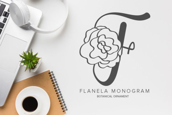 Flanela Monogram Font - Featured Image
