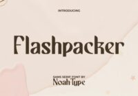 Flashpacker Font - Featured Image