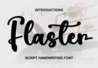 Flaster Font - Featured Image