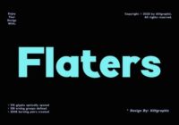Flaters Font - Featured Image